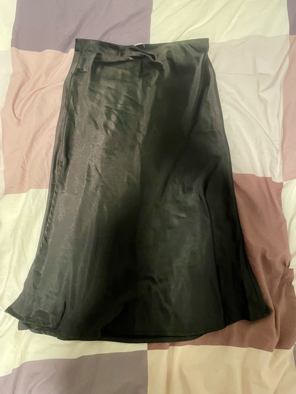 Satin Midi Skirt